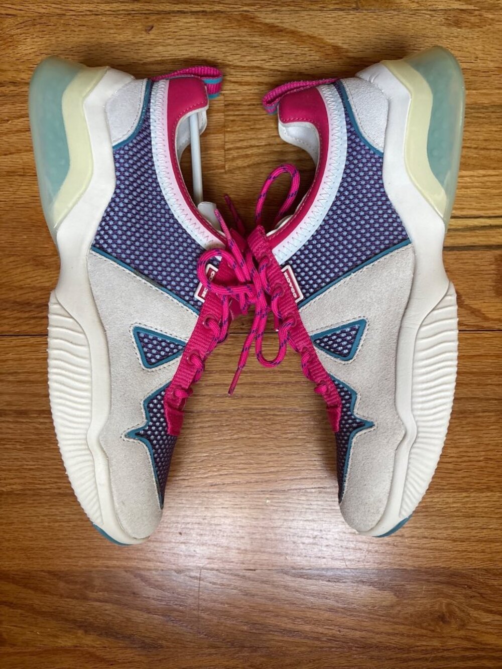 Coach Athleisure Sneakers Suede With Mesh Panels Womens Size 10 New W/ Box - Picture 5 of 8